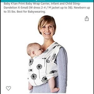Baby Ktan dandelion wrap XS